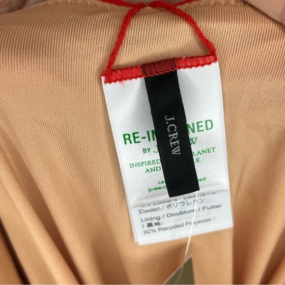 J. Crew Ruched Sweetheart One-Piece Swimsuit w/removable straps Red 12 - Picture 2 of 10